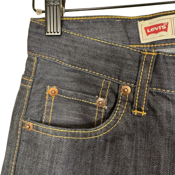 Levi’s Straight Leg Blue Jeans – Size 10 – Dark Wash 100% Cotton Classic Fit - Picture 5 of 16